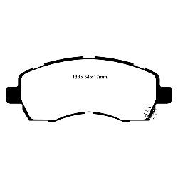 EBC Yellowstuff BremsbelägeHigh End Lösung für schnelle Straßenfahrzeuge - DP41138R