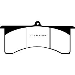 EBC Yellowstuff BremsbelägeHigh End Lösung für schnelle Straßenfahrzeuge - DP41148R