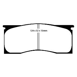 EBC Yellowstuff BremsbelägeHigh End Lösung für schnelle Straßenfahrzeuge - DP41157R