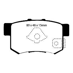 EBC Blackstuff Bremsbelägeoptimierter Austauschbremsbelag - DP1193/2