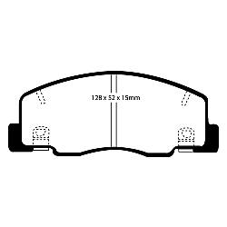 EBC Blackstuff Bremsbelägeoptimierter Austauschbremsbelag - DP1204