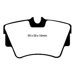 EBC Blackstuff Bremsbelägeoptimierter Austauschbremsbelag - DP1284