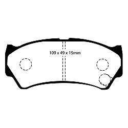 EBC Blackstuff Bremsbelägeoptimierter Austauschbremsbelag - DP1299
