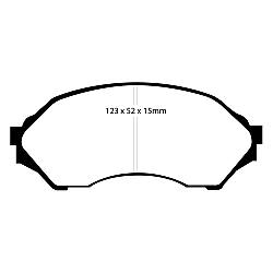 EBC Yellowstuff BremsbelägeHigh End Lösung für schnelle Straßenfahrzeuge - DP41302R