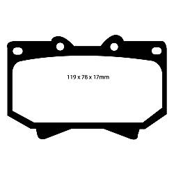 EBC Blackstuff Bremsbelägeoptimierter Austauschbremsbelag - DP1319