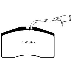 EBC Yellowstuff BremsbelägeHigh End Lösung für schnelle Straßenfahrzeuge - DP41327R