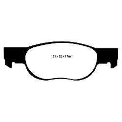 EBC Blackstuff Bremsbelägeoptimierter Austauschbremsbelag - DP1336