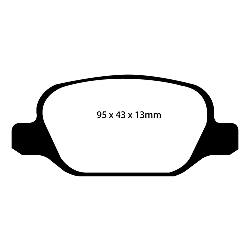 EBC Greenstuff BremsbelägeAramid Bremsbelag für mehr Bremskraft - DP21338