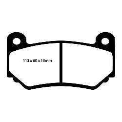 EBC Greenstuff BremsbelägeAramid Bremsbelag für mehr Bremskraft - DP21377