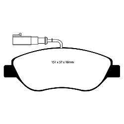 EBC Blackstuff Bremsbelägeoptimierter Austauschbremsbelag - DP1382