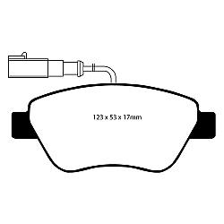 EBC Greenstuff BremsbelägeAramid Bremsbelag für mehr Bremskraft - DP21384