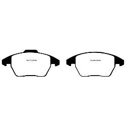 EBC Greenstuff Bremsbelägemit 49mm Klammer auf der RückenplatteAramid Bremsbelag für mehr Bremskraft - DP21517/2