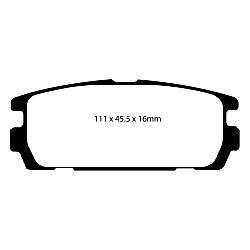 EBC Blackstuff Bremsbelägeoptimierter Austauschbremsbelag - DP1565