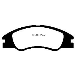 EBC Greenstuff BremsbelägeAramid Bremsbelag für mehr Bremskraft - DP21568