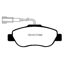 EBC Blackstuff Bremsbelägeoptimierter Austauschbremsbelag - DP1573/2