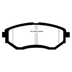 EBC Blackstuff Bremsbelägeoptimierter Austauschbremsbelag - DP1583