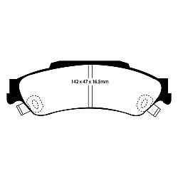 EBC Blackstuff Bremsbelägeoptimierter Austauschbremsbelag - DP1602