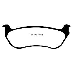 EBC Greenstuff BremsbelägeAramid Bremsbelag für mehr Bremskraft - DP21626