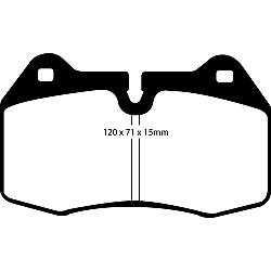 EBC Blackstuff Bremsbelägeoptimierter Austauschbremsbelag - DP1644
