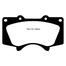 EBC Blackstuff Bremsbelägeoptimierter Austauschbremsbelag - DP1657