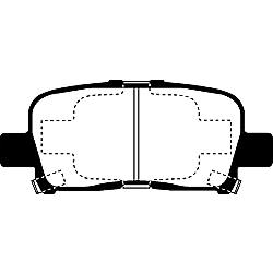 EBC Greenstuff Bremsbeläge 6000er SerieFür SUV und 4&4 Fahrzeuge - DP61662