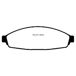 EBC Greenstuff BremsbelägeAramid Bremsbelag für mehr Bremskraft - DP21676