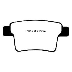 EBC Blackstuff Bremsbelägeoptimierter Austauschbremsbelag - DP1731