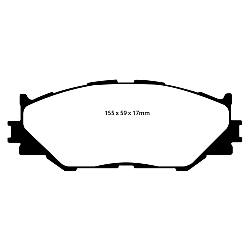 EBC Greenstuff BremsbelägeAramid Bremsbelag für mehr Bremskraft - DP21772