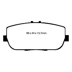 EBC Greenstuff BremsbelägeAramid Bremsbelag für mehr Bremskraft - DP21775