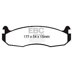EBC Greenstuff Bremsbeläge 6000er SerieFür SUV und 4&4 Fahrzeuge - DP61786