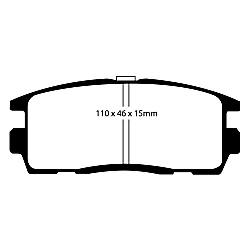 EBC Blackstuff Bremsbelägeoptimierter Austauschbremsbelag - DP1797