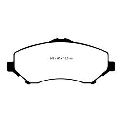 EBC Greenstuff Bremsbeläge 6000er SerieFür SUV und 4&4 Fahrzeuge - DP61798