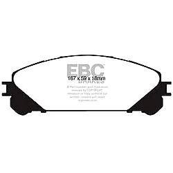 EBC Yellowstuff BremsbelägeHigh End Lösung für schnelle Straßenfahrzeuge - DP41837R