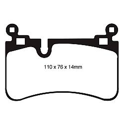 EBC Yellowstuff BremsbelägeHigh End Lösung für schnelle Straßenfahrzeuge - DP41839R