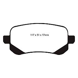 EBC Yellowstuff BremsbelägeHigh End Lösung für schnelle Straßenfahrzeuge - DP41840R