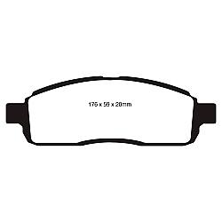 EBC Yellowstuff BremsbelägeHigh End Lösung für schnelle Straßenfahrzeuge - DP41843R