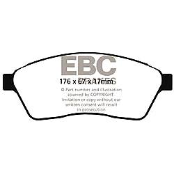 EBC Yellowstuff BremsbelägeHigh End Lösung für schnelle Straßenfahrzeuge - DP41859R