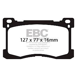 EBC Yellowstuff BremsbelägeHigh End Lösung für schnelle Straßenfahrzeuge - DP41882R
