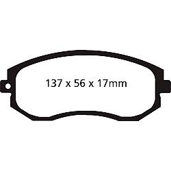 EBC Yellowstuff BremsbelägeHigh End Lösung für schnelle Straßenfahrzeuge - DP41884R