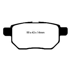 EBC Yellowstuff BremsbelägeHigh End Lösung für schnelle Straßenfahrzeuge - DP41947R