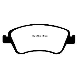 EBC Greenstuff BremsbelägeAramid Bremsbelag für mehr Bremskraft - DP21948