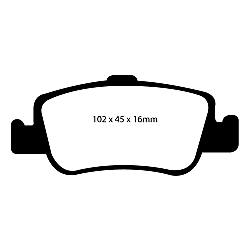 EBC Greenstuff BremsbelägeAramid Bremsbelag für mehr Bremskraft - DP21949