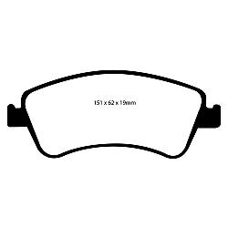 EBC Blackstuff Bremsbelägeoptimierter Austauschbremsbelag - DP1950