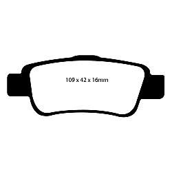 EBC Blackstuff Bremsbelägeoptimierter Austauschbremsbelag - DP1952