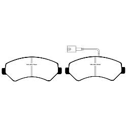 EBC Yellowstuff BremsbelägeHigh End Lösung für schnelle Straßenfahrzeuge - DP41969R