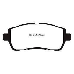 EBC Yellowstuff BremsbelägeHigh End Lösung für schnelle Straßenfahrzeuge - DP42002R