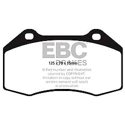 EBC Greenstuff BremsbelägeAramid Bremsbelag für mehr Bremskraft - DP22021/2