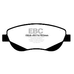 EBC Greenstuff BremsbelägeAramid Bremsbelag für mehr Bremskraft - DP22026