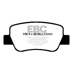 EBC Greenstuff BremsbelägeAramid Bremsbelag für mehr Bremskraft - DP22027