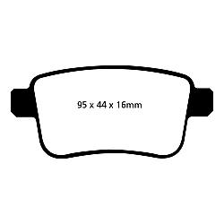 EBC Blackstuff Bremsbelägeoptimierter Austauschbremsbelag - DPX2034